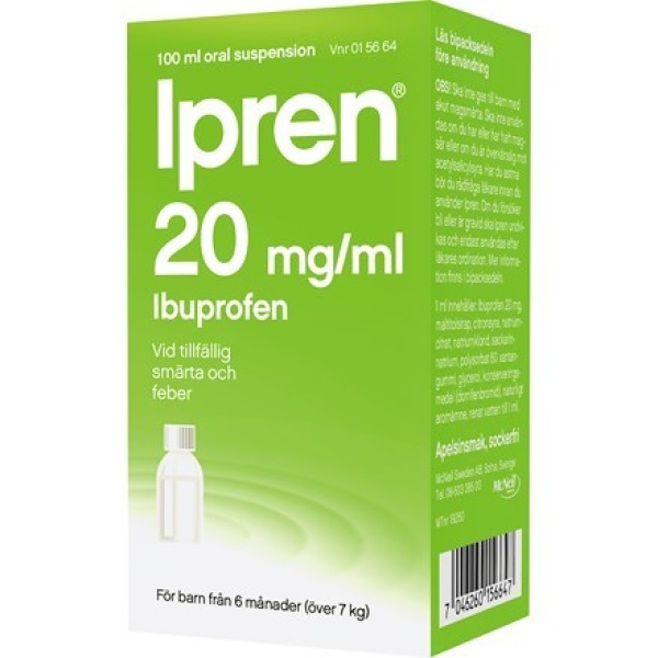 Ipren oral suspension 20 mg/ml 100 ml