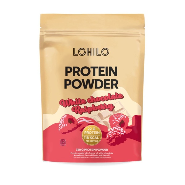 LOHILO Protein White Chocolate Raspberry 350g