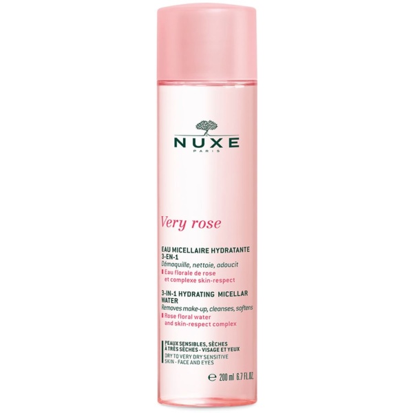 Nuxe Very Rose 3-in-1 Hydrating Micellar Water 200 ml