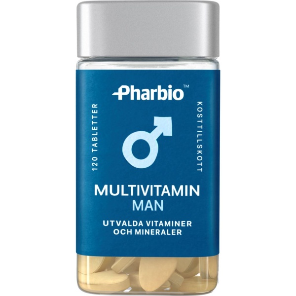 Pharbio Multivitamin Man 120 tabletter