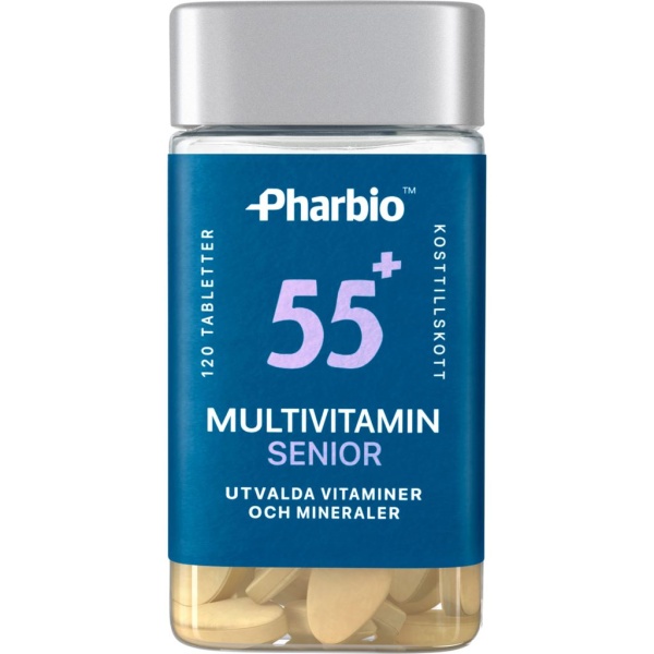 Pharbio Multivitamin Senior 55+ 120 tabletter