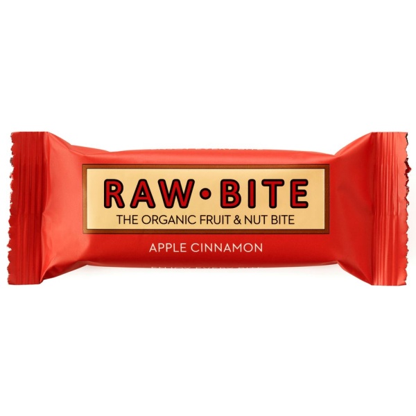 Rawbite Frukt & Nötbar Äpple Kanel 50g