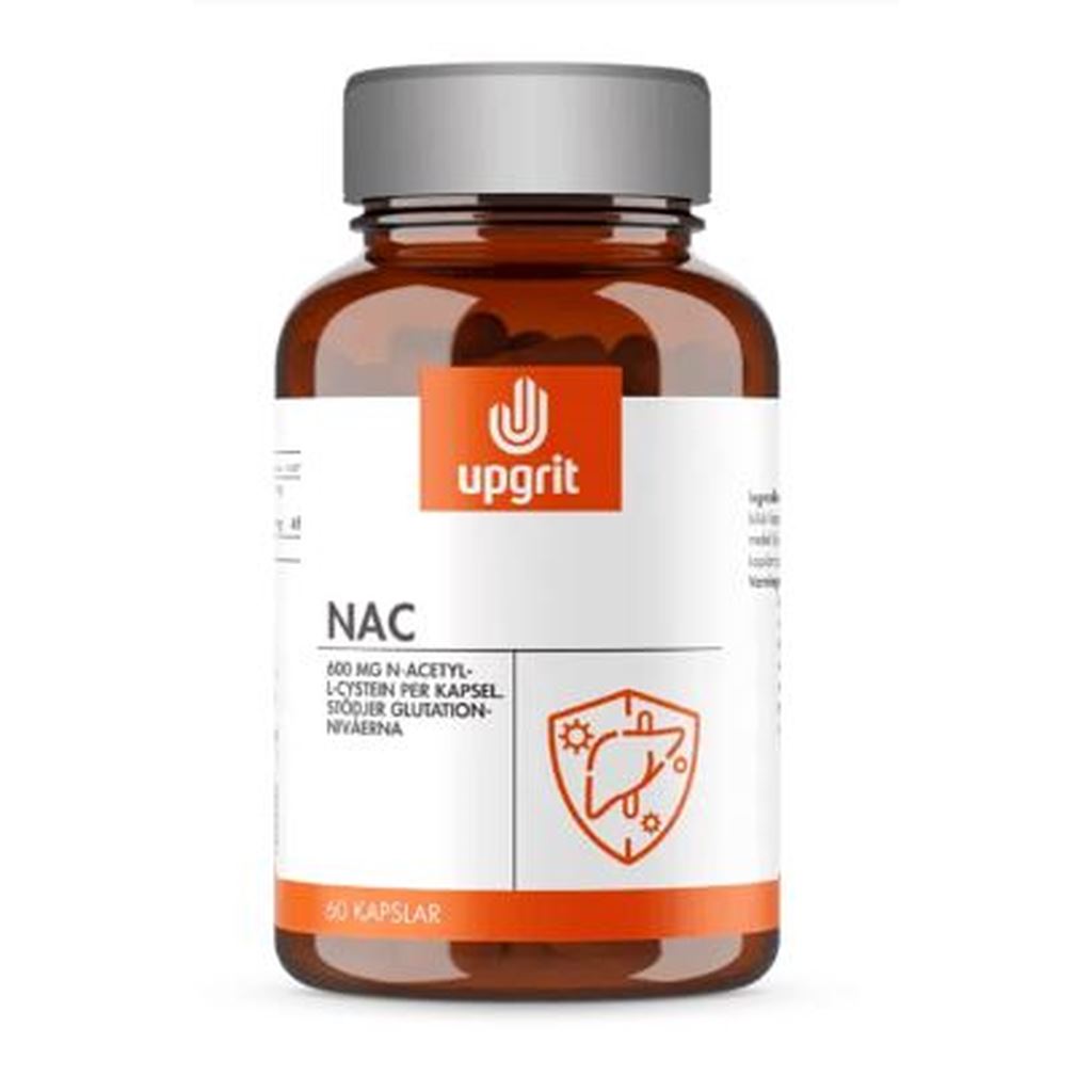 Upgrit NAC (N-acetyl L-cystein) 60 kapslar