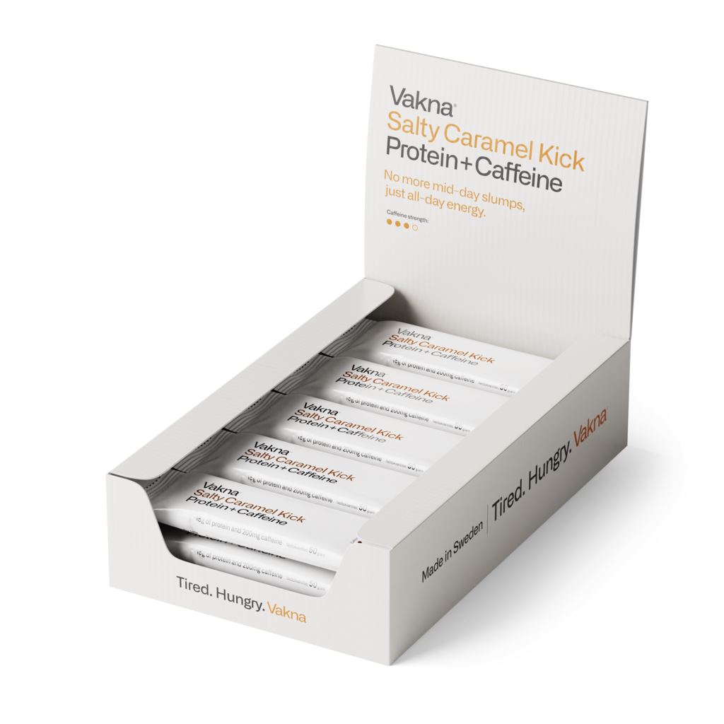 Vakna® Salty Caramel Kick 50g x 10st