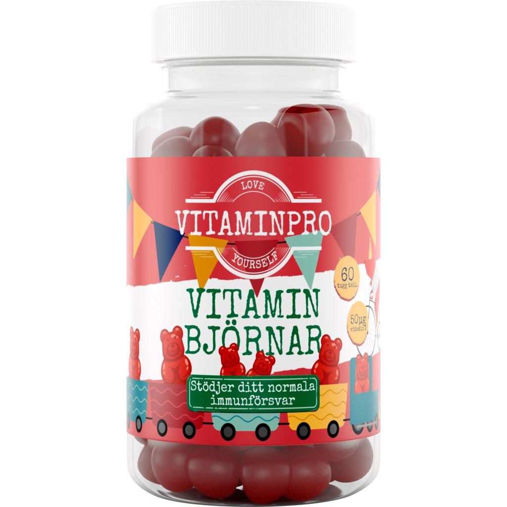 Vitaminpro Vitaminbjörnar 60 tuggtabletter