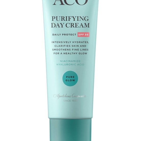 ACO Face Pure Glow Purifying Day Cream SPF30 Parfymerad 50 ml