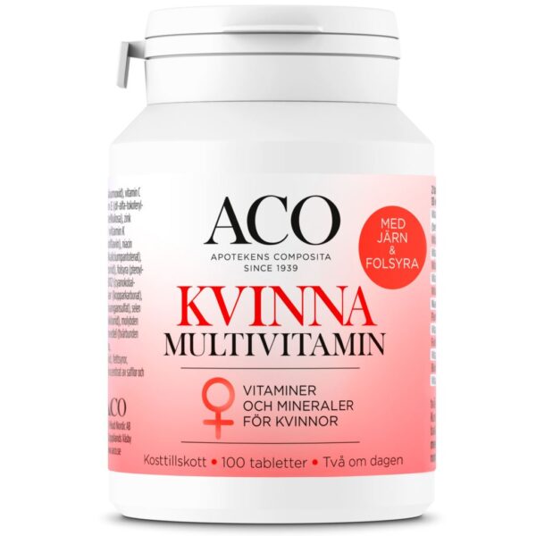 ACO Kvinna Multivitamin 100 tabletter