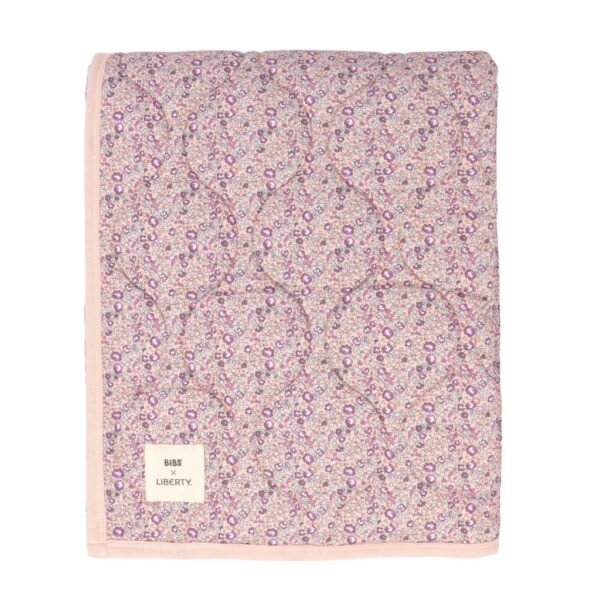 BIBS x Liberty Quilted Blanket Eloise Blush 1 st
