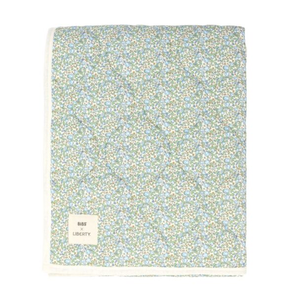 BIBS x Liberty Quilted Blanket Eloise Ivory