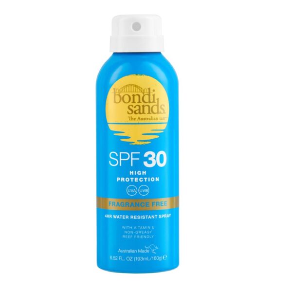 Bondi Sands SPF30 Fragrance Free Aerosol Mist Spray 160g