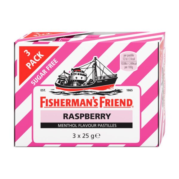Fisherman's Friend Rasberry 3 x 25g