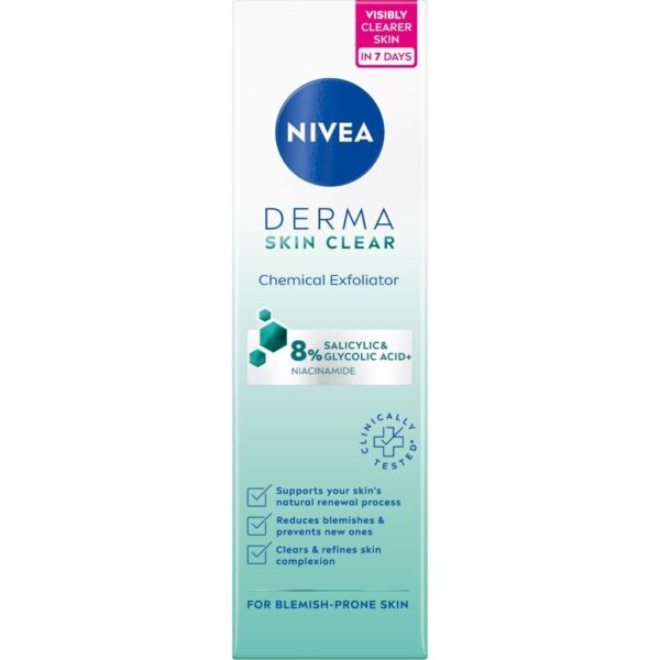 NIVEA Derma Skin Clear Night Exfoliator 40ml