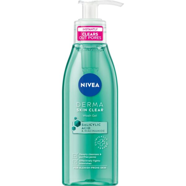 NIVEA Derma Skin Clear Wash Gel 150ml