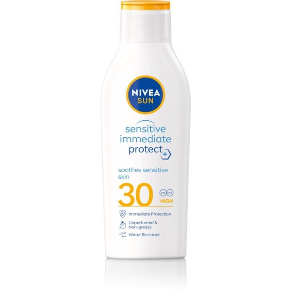 NIVEA SUN Sensitive Immediate Protect SPF30 Soothing Sun Lotion 200 ml