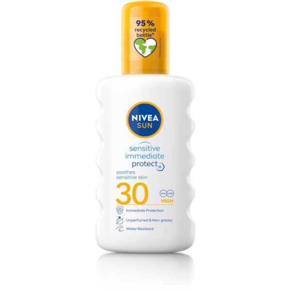 NIVEA SUN Sensitive Immediate Protect SPF30 Soothing Sun Spray 200 ml