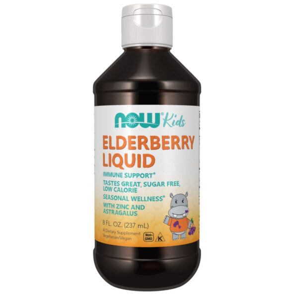 NOW KID Liquid Elderberry 237ml