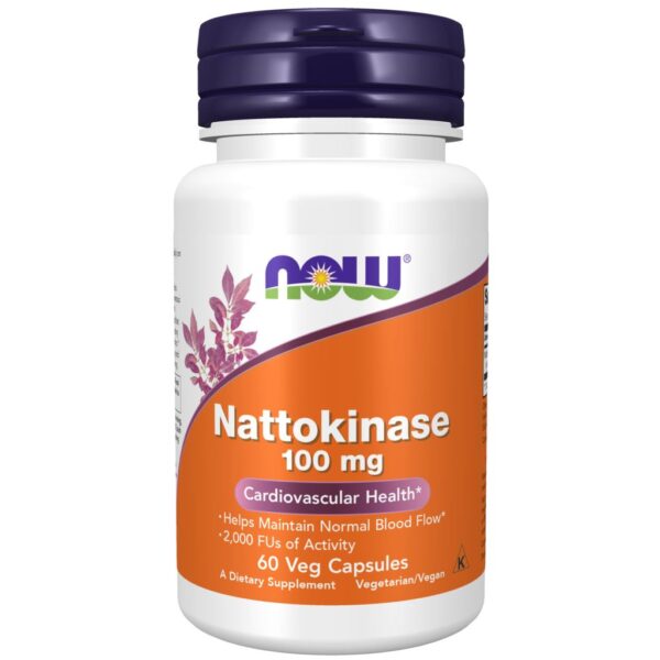 NOW Nattokinase 100 mg 60 kapslar