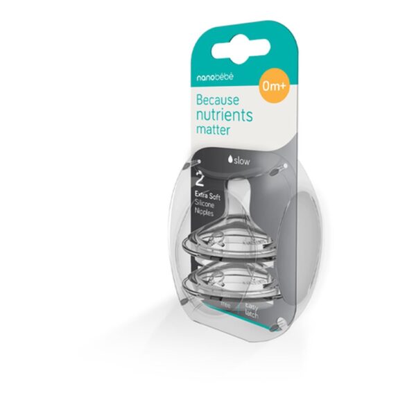 Nanobébé Dinapp Slow Flow Anti-kolik 2st