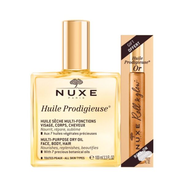 Nuxe Huile Prodigieuse Multi-Purpose Dry Oil & Roll-On Limited Edition 108 ml