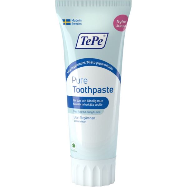 TePe Pure Toothpaste Mild Peppermint 75 ml