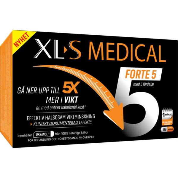 Xl-S Medical Forte 5 Viktminskning 180 kapslar