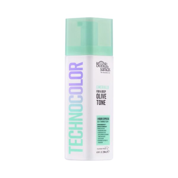 Bondi Sands Technocolor 1 Hour Express Self Tanning Foam Emerald Olive Tone 200 ml