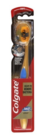 Colgate 360 Charcoal Gold Toothbrush, 1 st