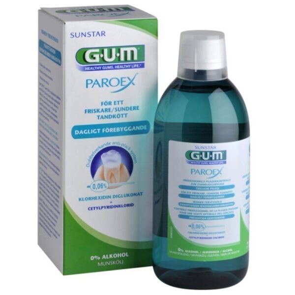 GUM PAROEX Munskölj 0,06% CHX + CPC 500 ml