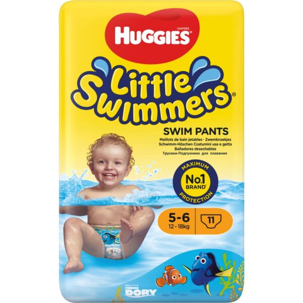 Huggies Little Swimmers Simblöja Stl 5-6 (12-18kg) 11 st
