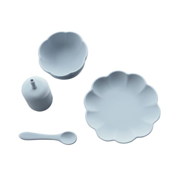 Jack o Juno Little Poppy Dining Set Pale Blue