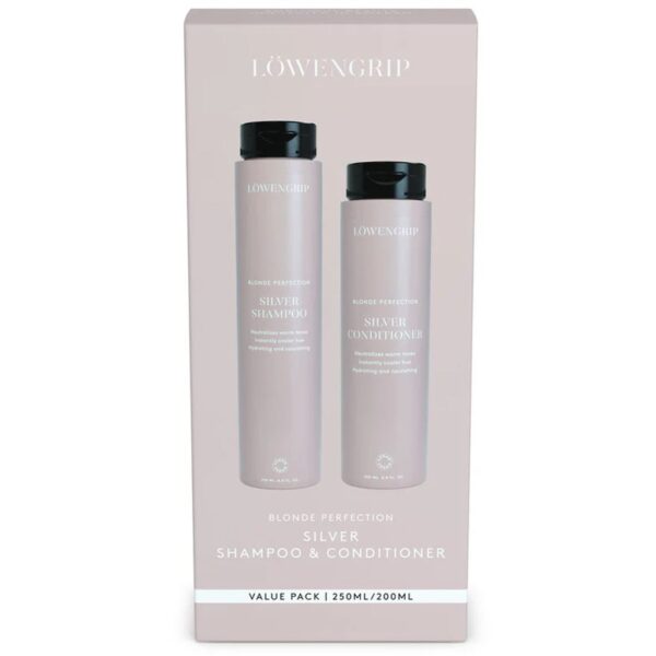 Löwengrip Blonde Perfection Silver Shampoo & Conditioner Value Pack 250 ml