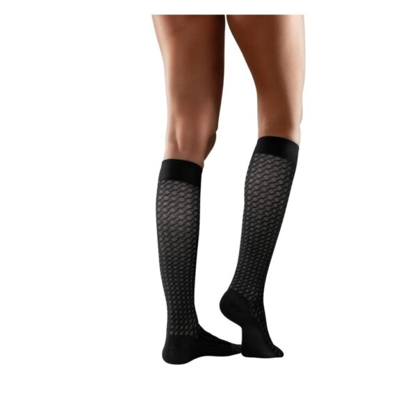 Mabs Cotton Knee Stödstrumpor Black/Grey S