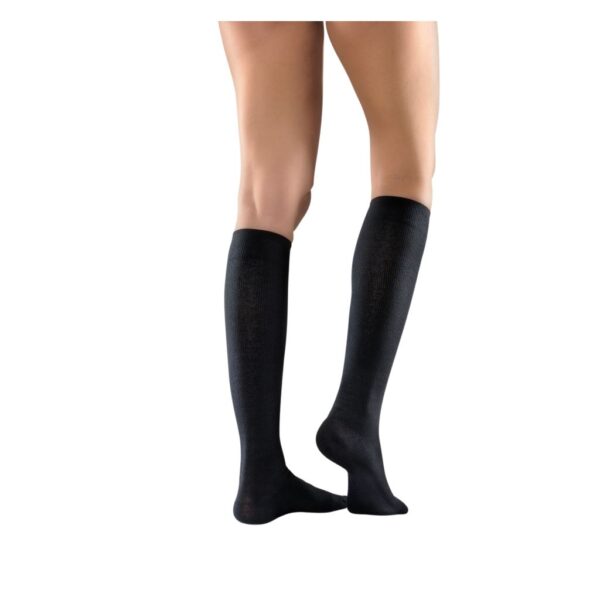 Mabs Cotton Knee Wide Stödstrumpor Black S