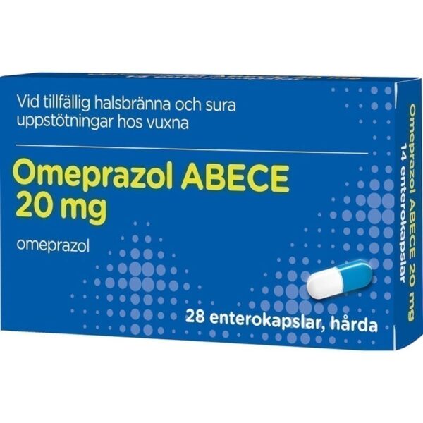 ABECE Omeprazol 20 mg 28 kapslar