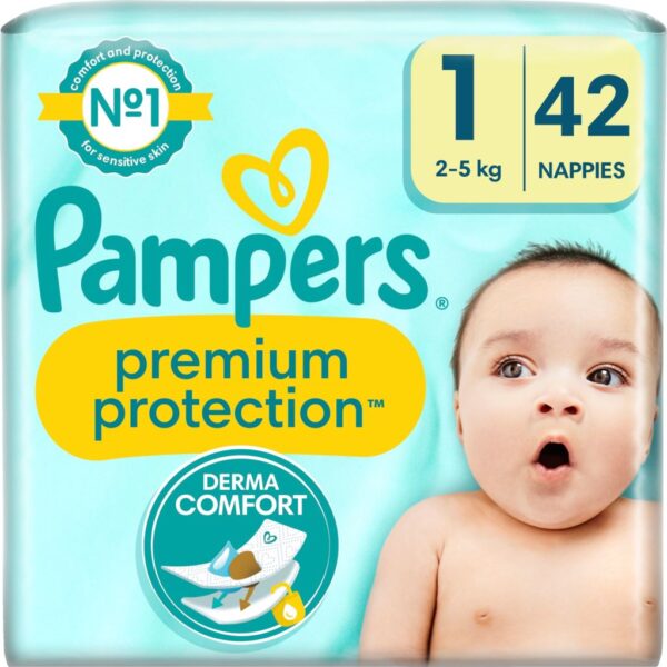 Pampers Premium Protection New Baby S1 (2-5kg) 42 st