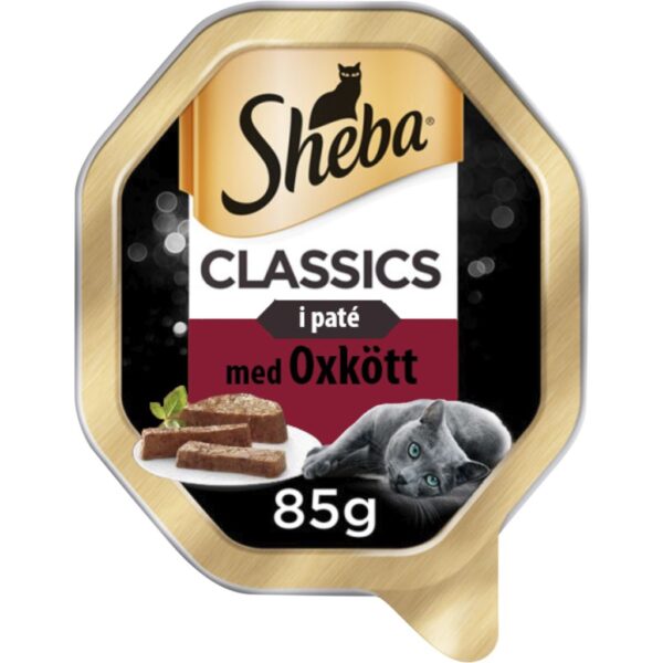 Sheba Classics in Pate Oxkött 85g