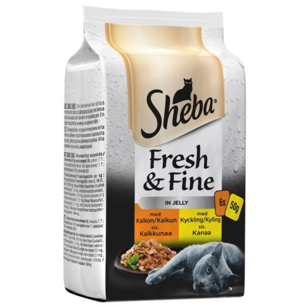 Sheba Fresh & Fine in Jelly 6x50g
