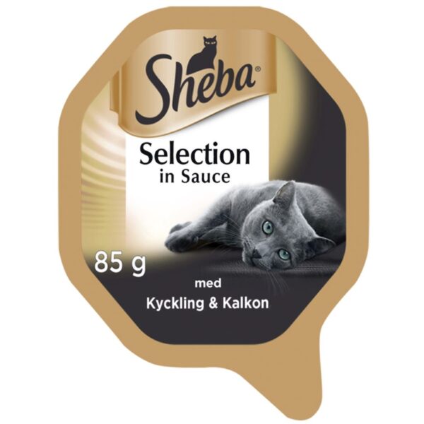 Sheba Selection in Sauce Kyckling / Kalkon 85g