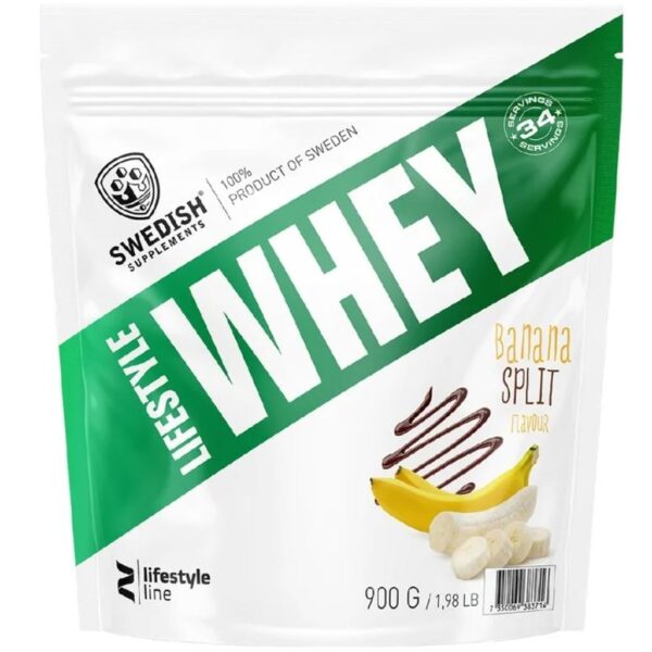 Swedish Supplements Lifestyle Whey Banana Split 900g