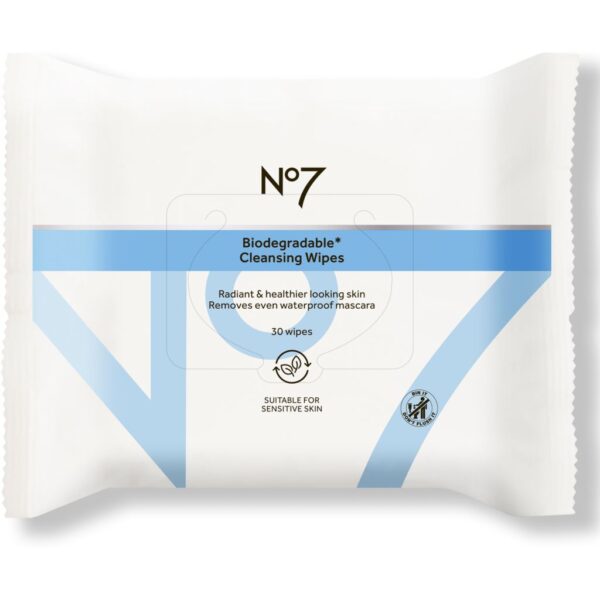 No7 Radiant Results Biodegradeable Wipes 30 st