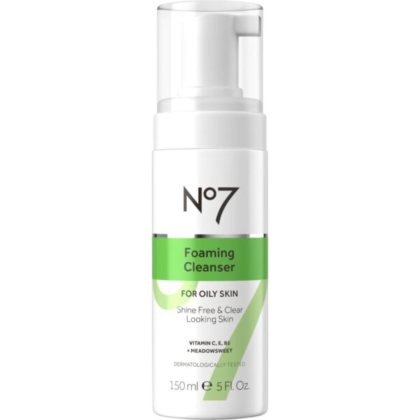 No7 Radiant Results Foaming Cleanser Oily Skin 150 ml