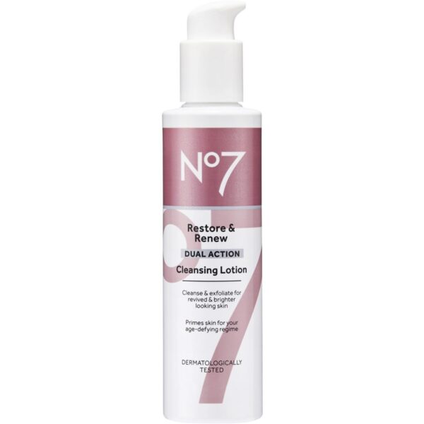 No7 Restore & Renew Cleansing Lotion 200 ml