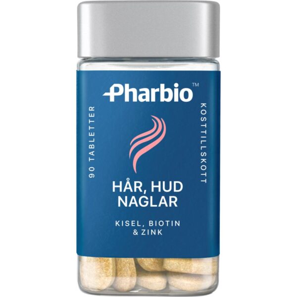 Pharbio Hår, Hud & Naglar 90 tabletter