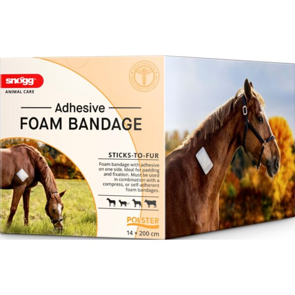 Snögg Animal Foam Bandage Adhesive 14 cm x 2 m
