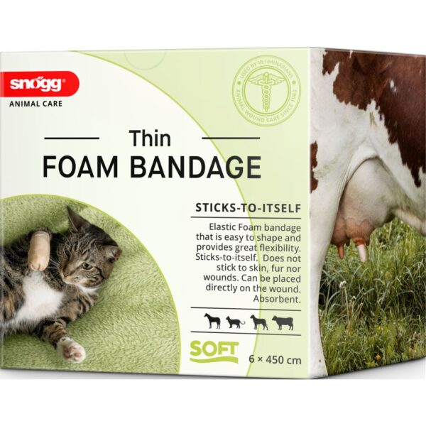 Snögg Animal Foam Bandage Thin 6 cm x 4,5 m