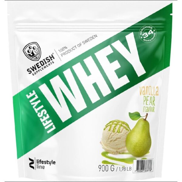 Swedish Supplements Lifestyle Whey Vanilla Pear 900g