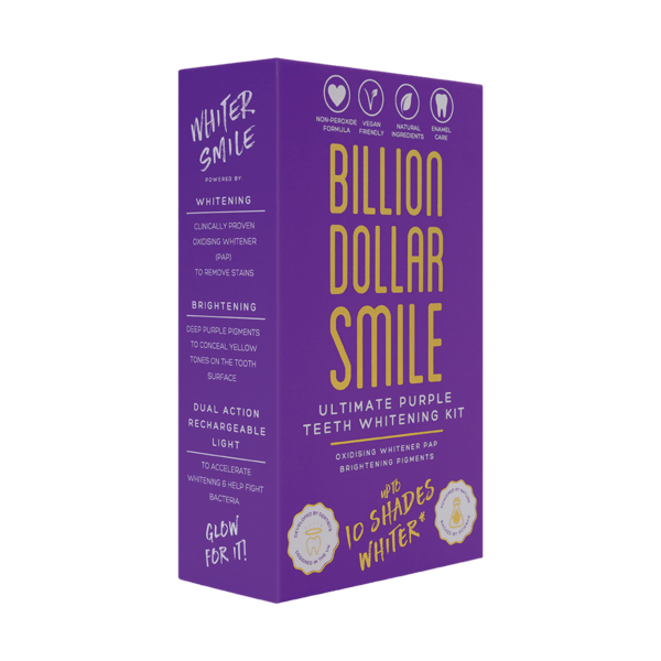Billion Dollar Smile Ultimate Purple Teeth Whitening Kit Purple PAP 3x3 ml