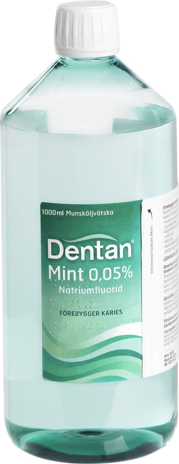 Dentan Mint munskölj 0,05 % 1000 ml