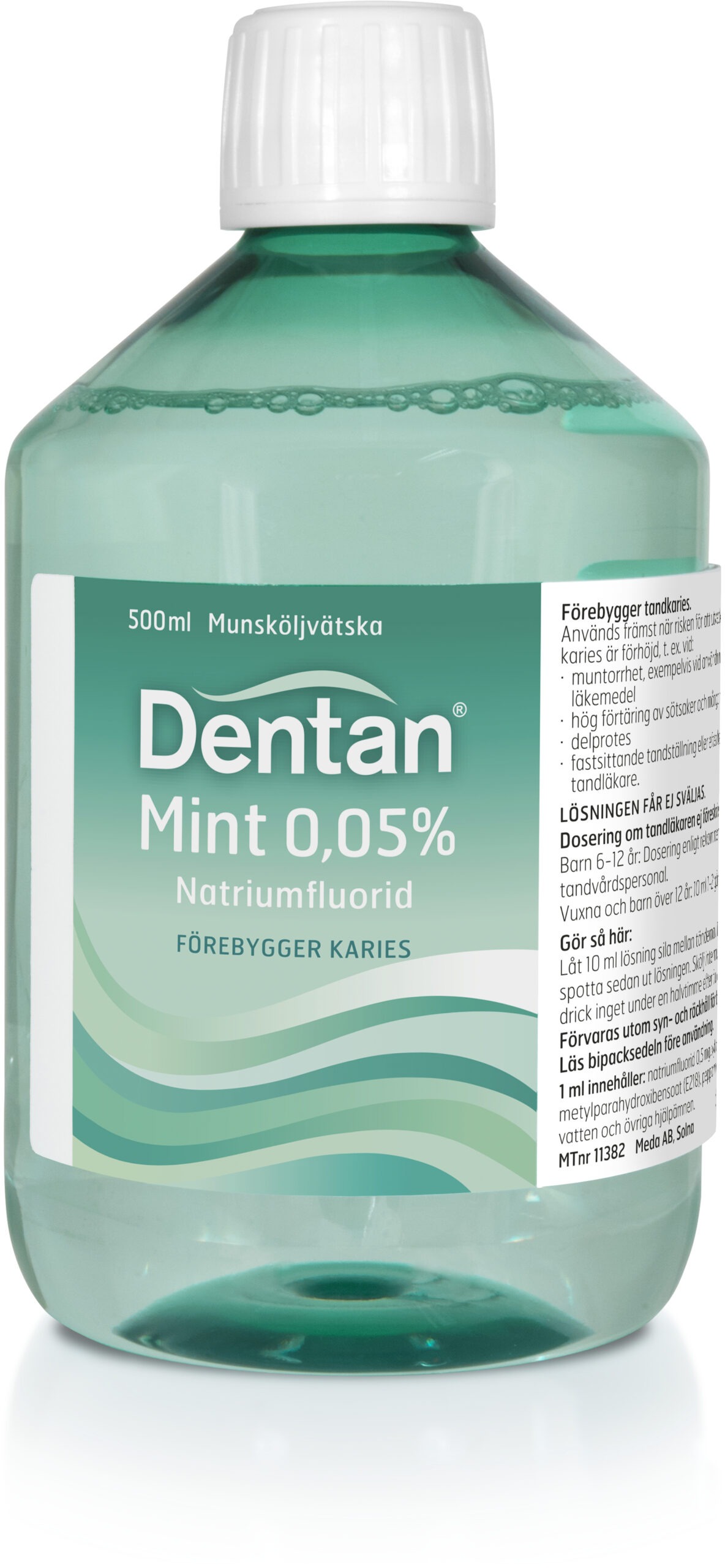 Dentan Mint munskölj 0,05 % 500 ml