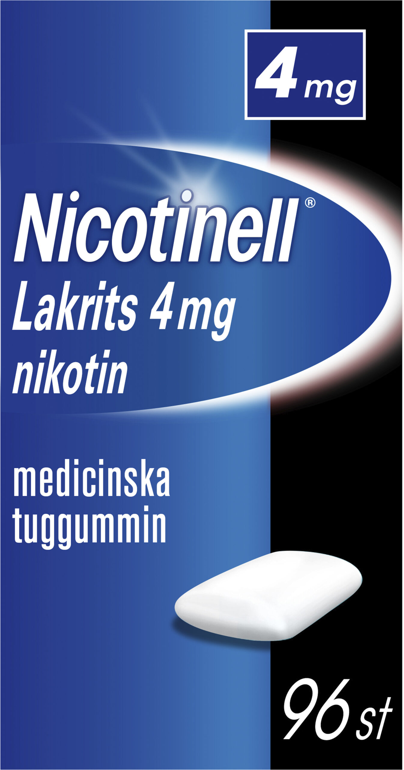 Nicotinell Lakrits nikotintuggummi 4 mg 96 st
